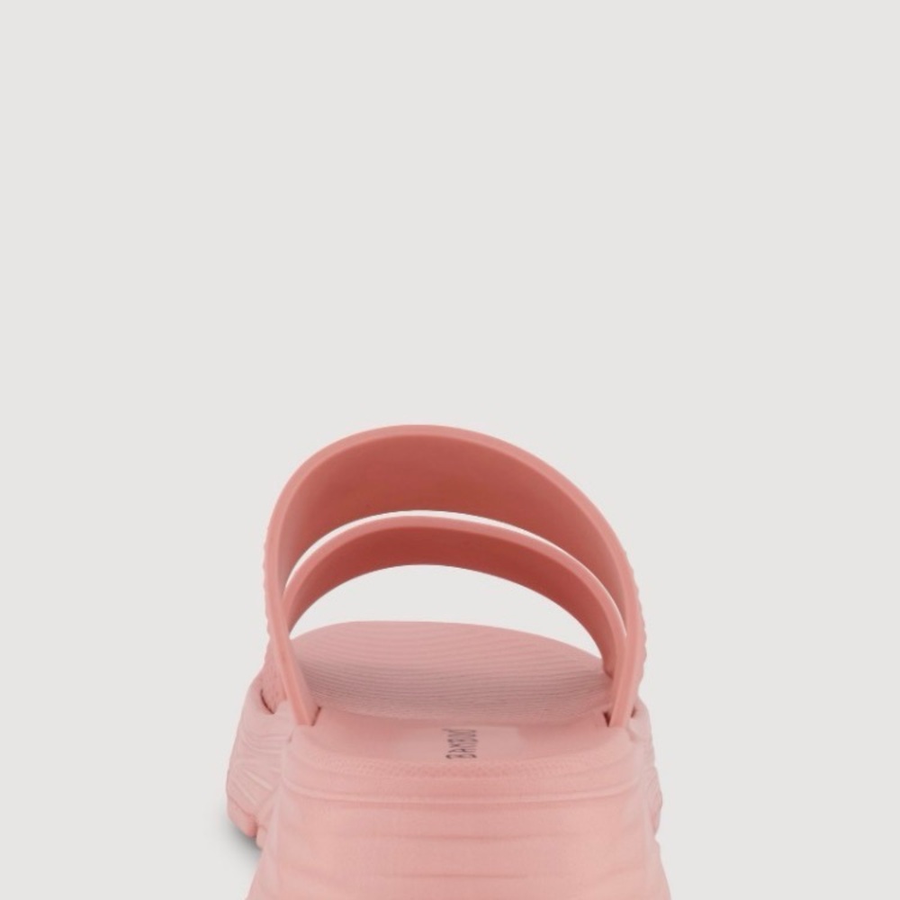 Pink Textured Slide Sandals - Picture 3 of 3